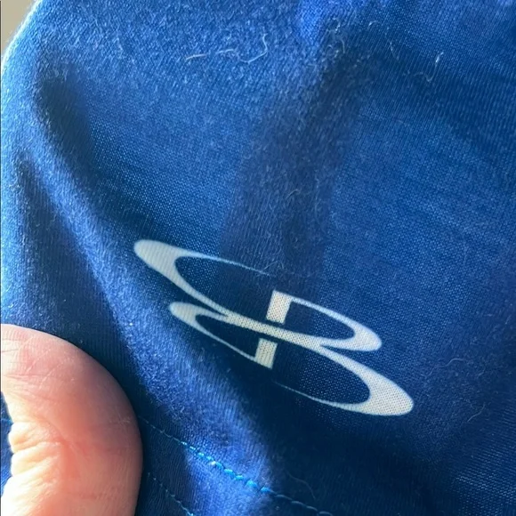 Navy Blue Baseball Flag Men's T-Shirt. Gently worn - Picture 3 of 4